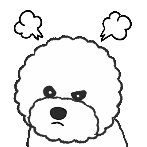 Puppy Poodle Sticker