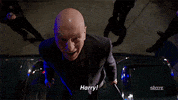 blunt talk starz GIF by Patrick Stewart