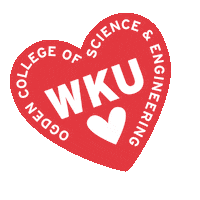 Wku Hilltoppers Heart Sticker by Western Kentucky University