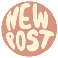 Pink New Post Sticker