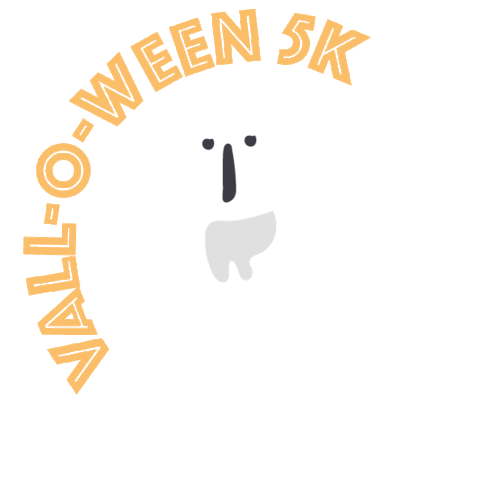 VBHcreative halloween ghost 5k valloween Sticker
