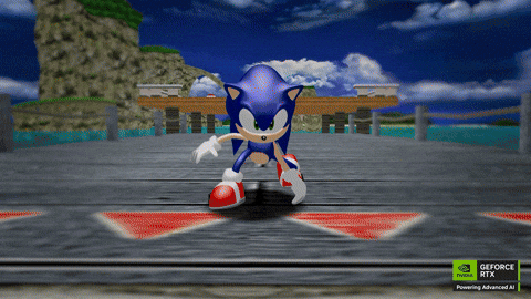 Sonic The Hedgehog Remix GIF by NVIDIA GeForce