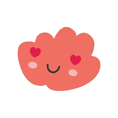 Cloud Love Sticker by WonderLab official