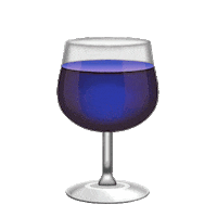 bluewine Sticker by Gik Live!