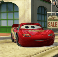 Shocked Lightning Mcqueen GIF