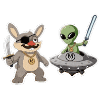 Happy Area 51 Sticker