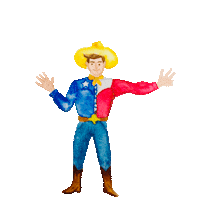 Waving Dallas Cowboys Sticker by Color Snack Creative Studio