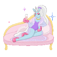 Princess Glam Sticker by Glow The Unicorn