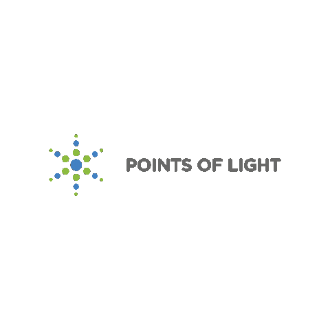 PointsofLight giphygifmaker volunteer points of light Sticker