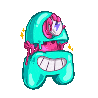 Character Letter Sticker by Juanky Studio