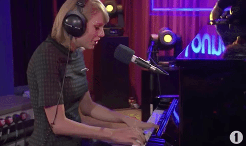 taylor swift live lounge GIF by BBC Radio 1