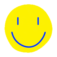 Happy Smiley Face Sticker