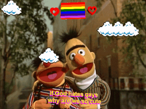 Gay Bert GIF