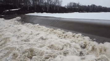 Ice Jam Prompts Flood Warnings for Caribou, Maine