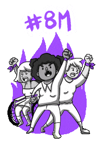 Womens Rights Fight Sticker
