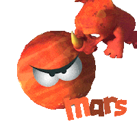 Mars Attacks Wow Sticker by The Animasks