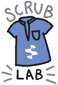 scrublab scrubs gloves doctors nurses Sticker