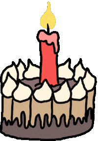 Happy Birthday Sticker by Ruppert Tellac