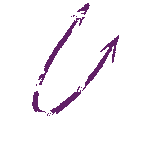 Arrow Sticker by Wright's Gymnastics