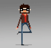 bandits pixel pixelart walk 8-bit GIF