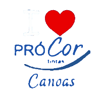 prcorcanoas pró cor tintas pró cor canoas pró cor Sticker
