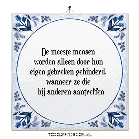 Humor Spreuk Sticker by Tegelspreuken.nl