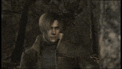 DesmondECCHO eyes resident evil binoculars leon kennedy GIF
