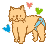 Orange Cat Sticker by Weruva