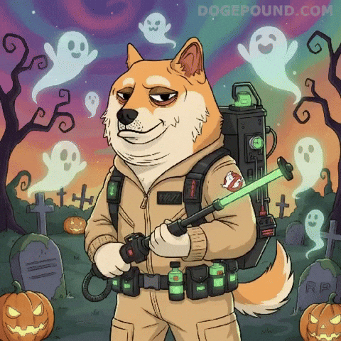 Shiba Inu Halloween GIF by Doge Pound