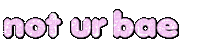 bae Sticker