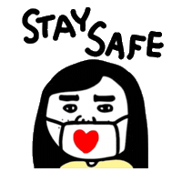 Mask Staysafe Sticker