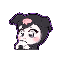 sharlots sanrio kuromi shar sharcosss Sticker