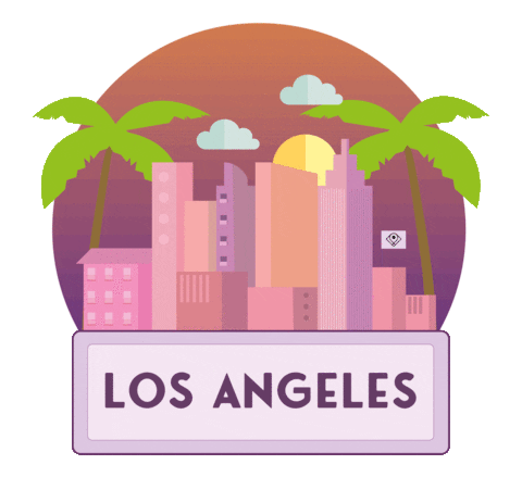 Los Angeles La Sticker by Passporter