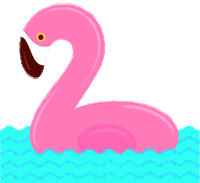 pink swimming Sticker by IdeaFixa