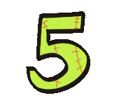 Softball Numbers Sticker