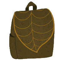 leaflingbags leaf bags collar leafling Sticker