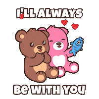 I Am Always With You Teddy Bear Sticker by BEARISH