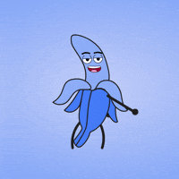 Blue Banana GIF
