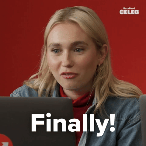 Finally!