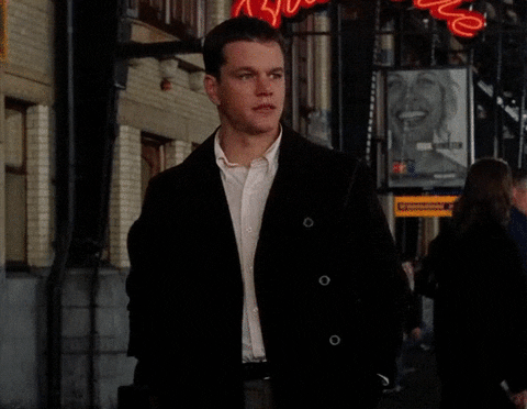 SEN_GxM giphyupload matt damon oceans 12 scary noise GIF