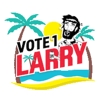 Vote Larry Sticker by Your Mates Brewing Co.