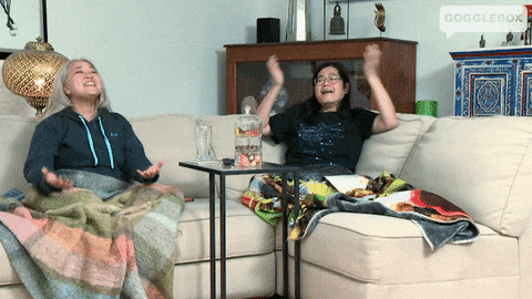 Come On No GIF by Gogglebox Australia