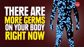 More germs on your body
