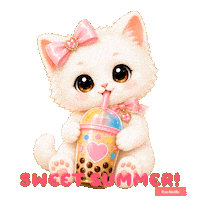 Bubble Tea Summer Sticker