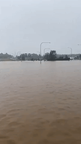 Roads and Farmland Inundated Amid Deadly New South Wales Flooding