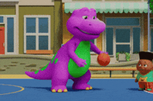 Basketball Dinosaur GIF by Chris Cimino