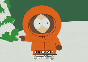 kenny mccormick explanation GIF by South Park 
