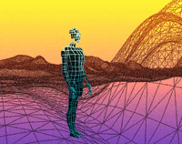 glitch man GIF by devindixon4597