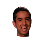 floating head Sticker by Originals