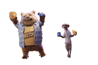 Happy Dynamic Duo Sticker by Compare the Market